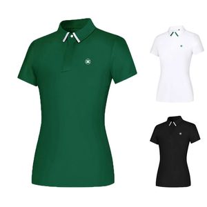 2024 golfkleding dames polo shirt zomer sport golfkleding korte mouw snel droge ademende shirts voor vrouwen 240419