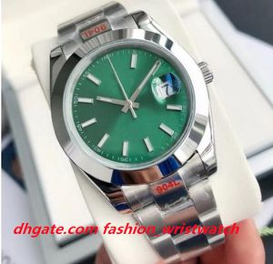 2024 Cadran vert Montres pour femmes Automatique Cal.3255 Montre Nacre Argent Date automatique 128238 Hommes EW Factory Eta verre saphir étanche Montres-bracelets