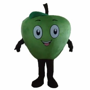 2024 Green Red Apple mascotte Kostuum Catoon karakter Kostuum Volwassenen Fancy Dress Shop Supermarket Advertentie Outfit