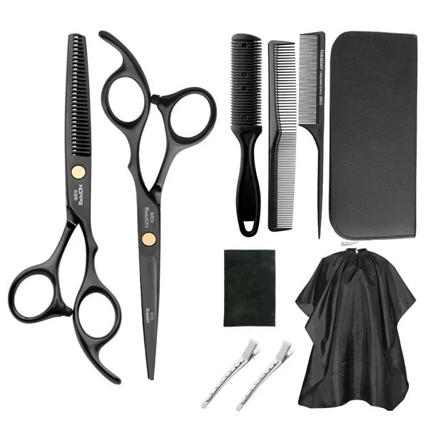 2024 Ciseaux de cheveux Ciseaux de coiffure professionnelle Ensemble de coiffure Barber Barber Shears Tool Hair Tool Dressher Scissorsbarber Shears pour la coiffure