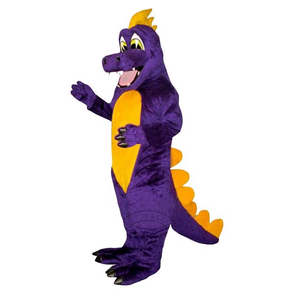 2024 Halloween Adult Dunkan Dragon Mascot Costume Stroth Dishom Administration Advertising Birthday Party Costume Tenue