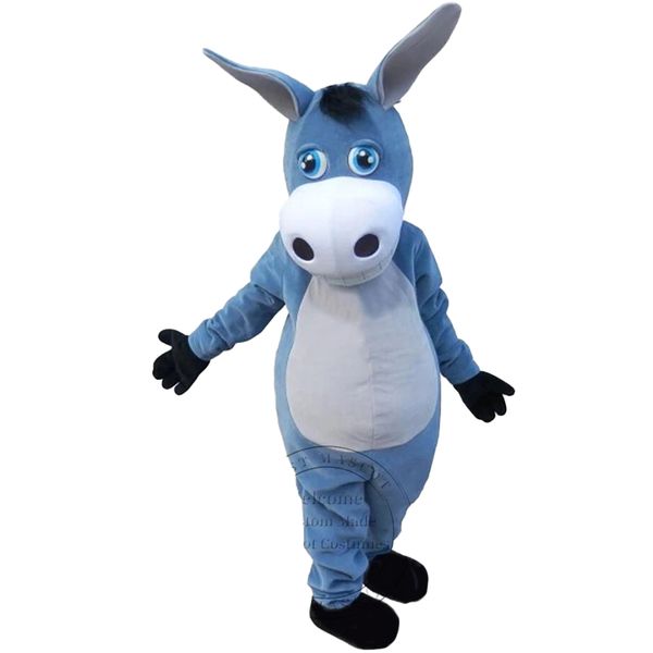 2024 Halloween Adulte Eeyore Donkey Mascot Costume Thomal Fancy Downing Advertising Birthday Party Costume Testuit