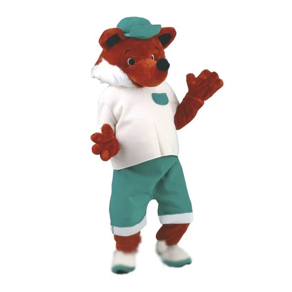 2024 Halloween Taille adulte Fox Mascot Costume Carnaval Custom Adults Taille Furry Cost Halloween Carnival Birthday Party Robe