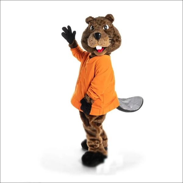 2024 Halloween Beaver Mascot Costume Costume Halloween Party Game Dress tenue Performance Activity Sales Promotion