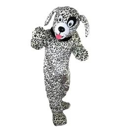 2024 Halloween Zwart-wit Dalmatische Hond Mascotte Kostuum Cartoon Prestaties Pop Kostuum Pop Kostuum Activiteit Rekwisieten