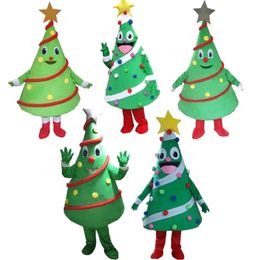 2024 Halloween Cartoon Kerstboom Mascotte Kostuums Kerstfeest Viering Anime Props Elanden Sneeuwpop Mascotte Kostuum