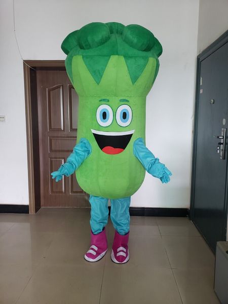 2024 Costume de mascotte de légumes de dessin animé d'Halloween Personnage de thème d'anime de dessin animé Taille adulte Carnaval de Noël Fête d'anniversaire Tenue fantaisie