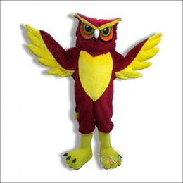 2024 Halloween College Uil Mascotte Kostuum Pak Feestjurk Kerst Carnaval Party Fancy Kostuums Volwassen Outfit