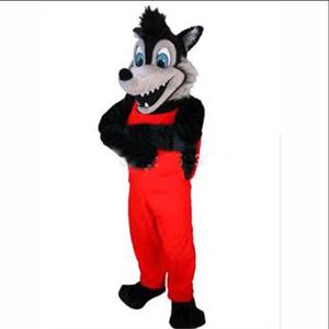2024 Halloween Costume Costume de mascotte de loup mauvais loup.