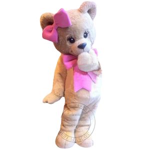 2024 Halloween Costume de mascotte de l'ours mignon Halloween pour la fête de la fête de la fête de la fête