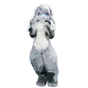 2024 Halloween Gift Bunny Mascot Costume Costume Halloween Party Game Dress tenue Performance Activity Sales Promotion