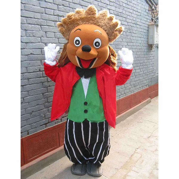 2024 Halloween Hedgehog Mascot Costume Costume de fantaisie personnalisée Anime Mastret thème de fantaisie habille Costum Costum