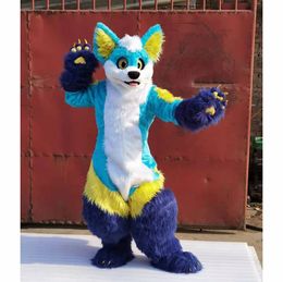 2024 Halloween Husky Dog Fursuit Mascot Costume Fancy Carnival Cartoon Image Fancy Dishy For Men Women Festival Robe