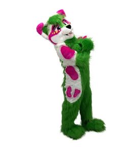 2024 Halloween Long Fur Fox Mascot Mascot Costume Fancy Dishor Carnival Cartoon Imadage Fancy Dish for Men Women Festival Robe