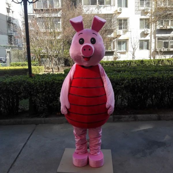 2024 Halloween Pink Pig Mascot Costume Costume Halloween Party Game Robe tenue Performance Activity Promotion Adult Taille