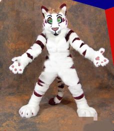 2024 Disfraz de mascota de tigre de Halloween Conejito de Pascua Disfraz de peluche Tema de disfraces Vestido de lujo Publicidad Traje de fiesta de cumpleaños