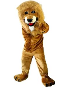 2024 Halloween sauvage longue fourrure lion mascotte costume dessin animé animal anime thème personnage taille adulte noël carnaval fête d'anniversaire tenue fantaisie