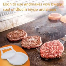 2024 Hamburger Maker Machine Round Shape Burger Press Beef Meat Tool Nastick Patty Maker Moule pour BBQ Grill Kitchen Accessories Non-Sttick