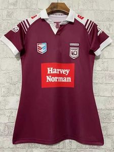2024 Harvey Norman Womens Home/ Qld Marristen Rugby Jersey maat S-XL (aangepaste naam en nummer)