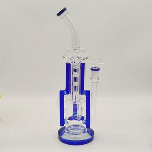 2024 Heady Glass Neo Fab Luxury Steam Punk 15 pouces Bangs en verre à grande échelle Pipe à eau Bong Tabac Fumer 14MM Bol Dab Rig Recycler Bubbler Pipes