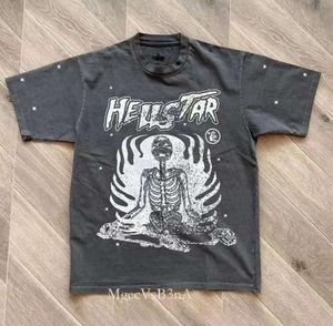 2024 Hellstar T-shirts pour hommes de haute qualité Hommes Designer Chemise Hellstar pour hommes Vêtements d'été Mode Couples Coton Tee Casual Femmes Court 853