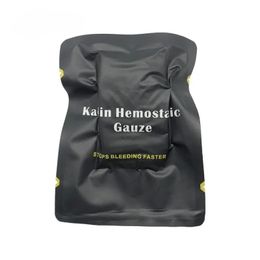 2024 Combate hemostático Combat Trauma de emergencia Z-Fold Soluble para IFAK Tactical Military First Aid Kit Medical Wound1.Combate de una gasa de trauma de emergencia