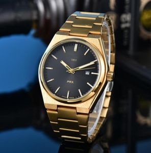 2024 hoge kwaliteit heren TISSOTITY 1853 quartz automatisch uurwerk horloges zakelijke mode stalen band horloge heren relogios relojes hombre DAMES polshorloges 168