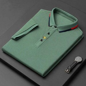 2024 High-end Merk Paul Korte mouwen T-shirt Mannen Bee Polo Shirt Katoen Revers Business Koreaanse Zomer Borduren herenkleding Getijdenki6668