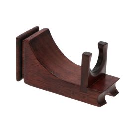 2024 Hoogwaardige Rosewood Shaving Borstel Razor Holder staat veilig niet-slip scheerhouder Organisator mannelijke kapperscheergereedschap-voor heren