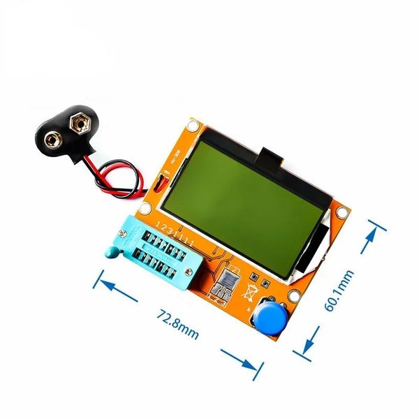 2024 NUEVO CALIDAD NUEVO LCR-T4 ESR Medidor Transistor Probador Diodo TRIODO Capacitancia SCR-Para medidor LCR-T4 ESR