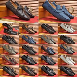 2024 Zapatos clásicos de alta calidad para hombres Zapatillas Mocasines de conducción Penny Zapatillas de deporte Caballo Mocasín París Lazy Bow Strape Hebilla Diseñador Vestido Zapato Sandalia Pisos