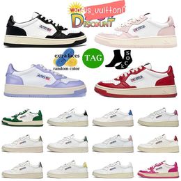 2024 zapatos informales de diseño de alta calidad marca estadounidense Autrys rosa rosa panda patinador bajo medallista de dos colores zapatillas deportivas para hombres diseñador de diseño para hombres diseñador