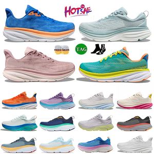 2024 Chaussures de créateurs de haute qualité Bondi 8 Clifton 8 Clifton 9 Free People Lanc De Blanc Fiesta Summer Song Amber Yellow One Hommes Femmes Ourdoor Runner Chaussures Baskets