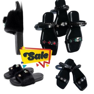 GAI 2024 Hoge kwaliteit Designer Slippers voor Damesmode Klassieke Platte Zomer Strand Schoenen Rubber Slides lage prijs nieuwe stijl