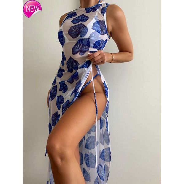 2024 MAISONS DE COMPRÉMENTS DE HAUTE QUALITÉ FEMMES 3 PIEUX PIÈCES IMPRESSION FEMMES DES FEMMES AVEC COUVERTURE UP FEMME Trikini Baigneurs de maillot de bain Batteur de baignade Summer Summer J230506