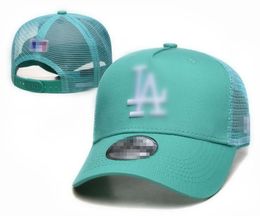 2024 di alta qualità moda cappelli a sfera lettera berretto da baseball snapback uomo donna tessuto a rete hip-hop maglia camionista cappello L3