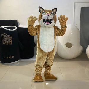 2024 Hoogwaardige Halloween Tiger Cartoon Mascot Costumes Fursuit Business Apparel Kerstkleding Kostuums