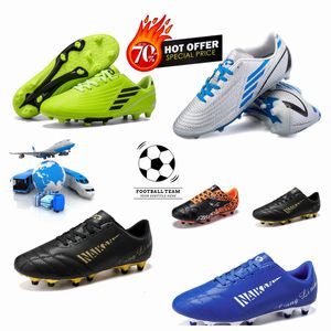 2024 Hoge Kwaliteit Hot Selling Outdoor FG Hot Blooded Battle Schoenen Herenschoenen Sport Voetbalschoenen Gouden Zon Geel Schokabsorberende Nagel Antislip Schoenen