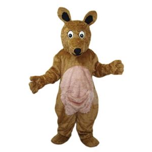 2024 Costume de mascotte Kangaroo de haute qualité Fête d'anniversaire Halloween Outdoor Tiptifit Suit Mascot pour adulte