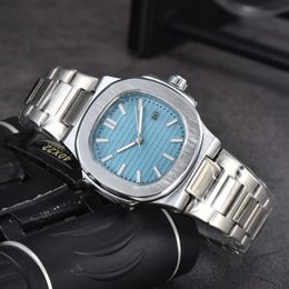 2024 Luxury de haute qualité Match Match Watchs Works Three-aiedle Working avec fonction calendaire Quartz Watch Brand montre des bracelets