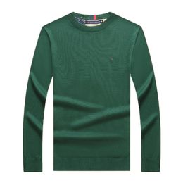2024 suéter de diseñador de moda masculina de alta calidad suéter de manga larga bordado retro de otoño e invierno para hombres sudaderas de suéter de cuello redondo para hombres