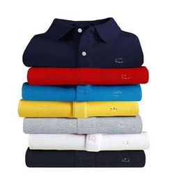 2024 Polo Polo Broidered pour hommes de haute qualité T-shirt à manches courtes à manches courtes et à manches courtes.