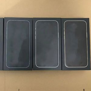2024 Caja de embalaje de teléfono de alta calidad con cable para iPhone 15 14 Pro Max 13 Pro 12 12Mini 12Pro Max Paquete Boxs