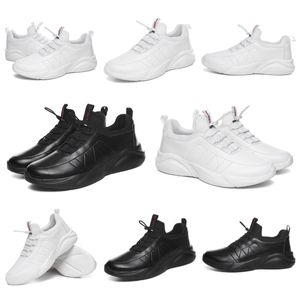 2024 Chaussures de course de haute qualité pour hommes femmes Triple noir blanc plate-forme en cuir baskets de sport hommes formateurs marque maison fabriquée en Chine