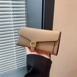 2024 portefeuille de portefeuille de haute qualité portefeuille Femme Femme Luxury Villument à volet Morceau de cartes Portefeuille Femme Femme Hands Sacs Mens Purse