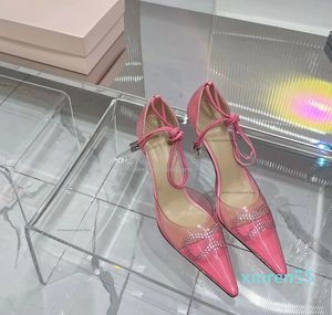 El alto tacón de aguja 2024 bombea el calzado de lujo de la fábrica de los diseñadores de las mujeres de los zapatos