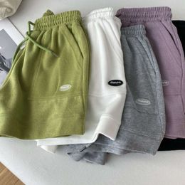 2024 Shorts sportifs décontractés à la taille élevée pour le pantalon A-Line A-line de nouveau coréen des femmes