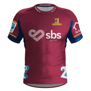 2024 Highlanders Rugby Away Mens Rugby Jersey Tamaño S- M-L-5XL Impresión Número de nombre personalizado