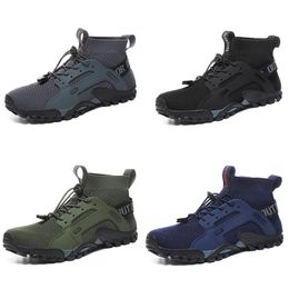 2024 Scarpe da trekking uomo donna scarpe sportive da ginnastica da uomo traspiranti verde scuro blu scuro grigio blu