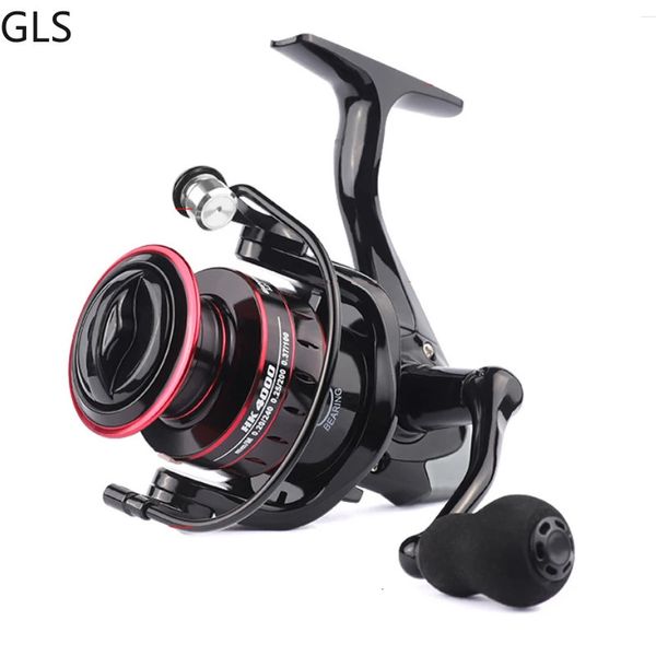 2024 HK10007000 Metaleva Leftright Swap Swap Fishing Reel Grip 52 1 Spinning Spinning Carp Saltwater 240408